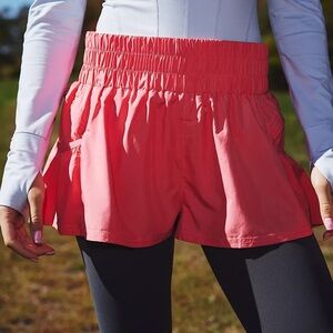 Free People Get your flirt on shorts Hibiscus Size Medium NWT